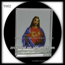 Colorful Print Crystal ReligiousPortrait Y002